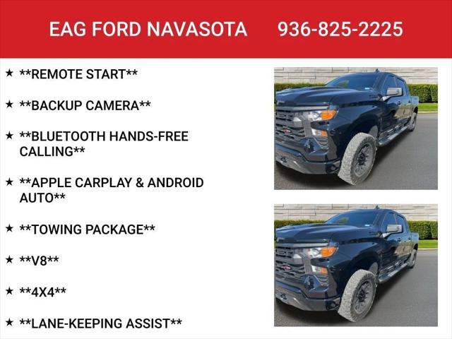 2024 Chevrolet Silverado 1500 4WD Crew Cab Short Bed Custom Trail Boss