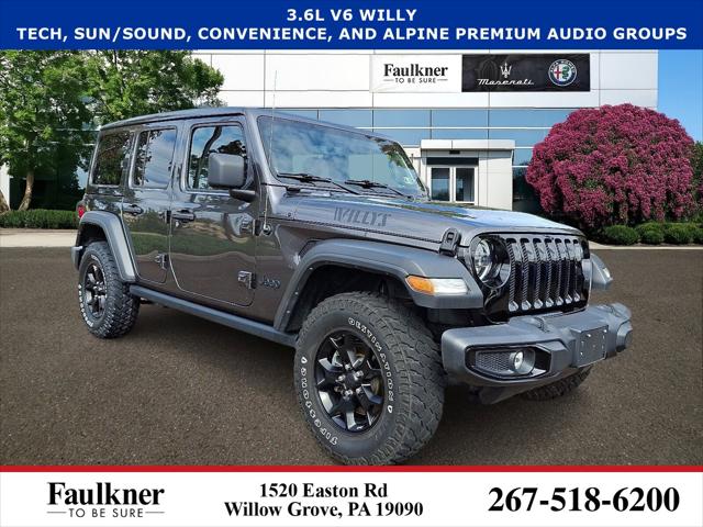 2022 Jeep Wrangler Unlimited Willys 4x4 2022 Jeep Wrangler Unlimited Willys 4x4