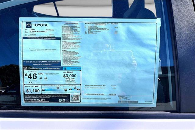 2026 Toyota Camry Nightshade