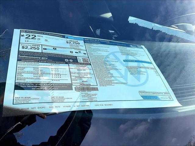 2026 Volkswagen Atlas SE with Technology