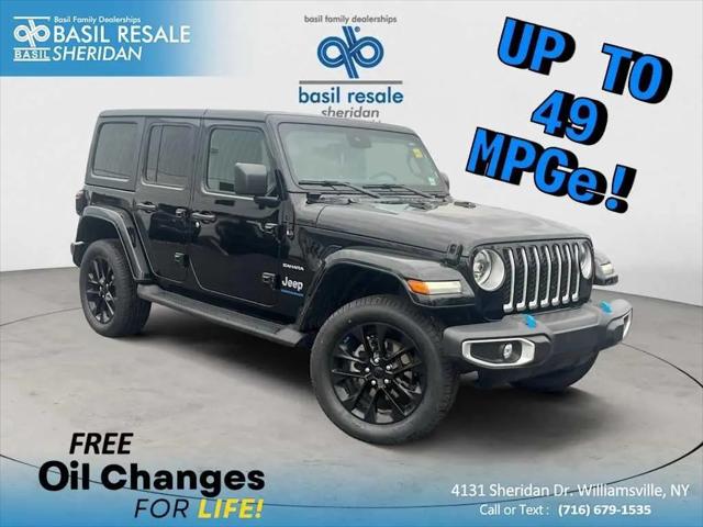 2023 Jeep Wrangler 4xe Sahara 4x4 for sale in Williamsville, NY
