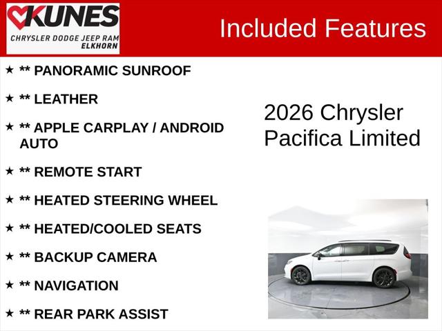 2026 Chrysler Pacifica PACIFICA LIMITED 2026 Chrysler Pacifica PACIFICA LIMITED