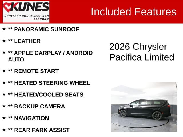 2026 Chrysler Pacifica PACIFICA LIMITED 2026 Chrysler Pacifica PACIFICA LIMITED