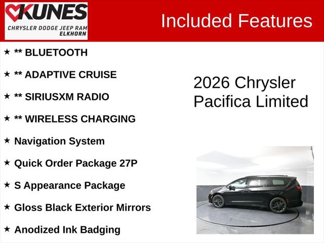 2026 Chrysler Pacifica PACIFICA LIMITED 2026 Chrysler Pacifica PACIFICA LIMITED