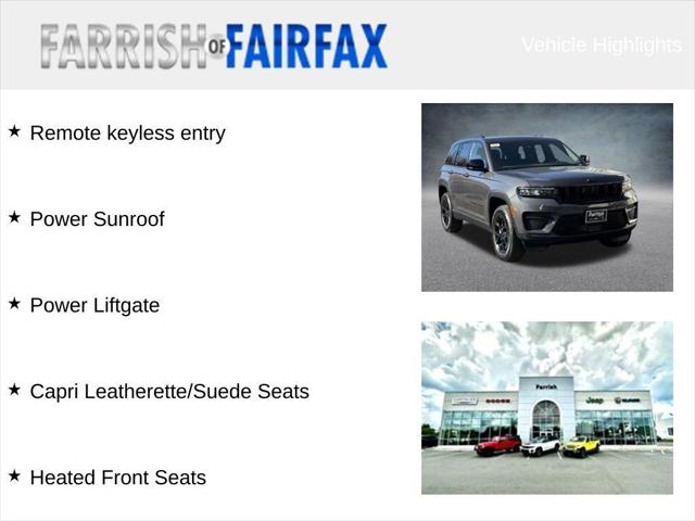 2025 Jeep Grand Cherokee GRAND CHEROKEE ALTITUDE X 4X4 2025 Jeep Grand Cherokee GRAND CHEROKEE ALTITUDE X 4X4