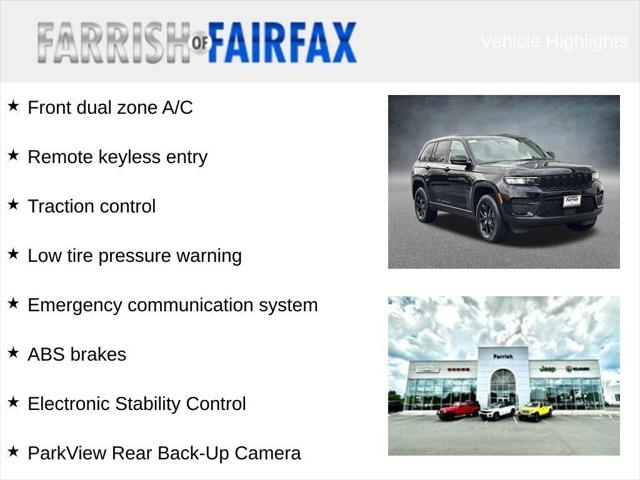 2025 Jeep Grand Cherokee GRAND CHEROKEE ALTITUDE X 4X4 2025 Jeep Grand Cherokee GRAND CHEROKEE ALTITUDE X 4X4