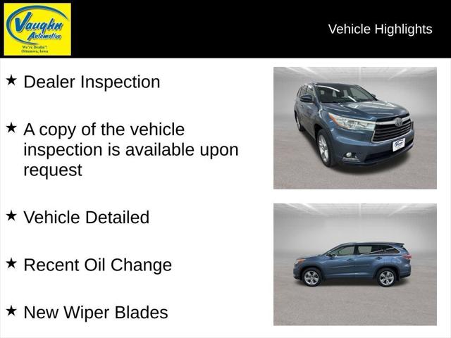 2015 Toyota Highlander Limited Platinum V6