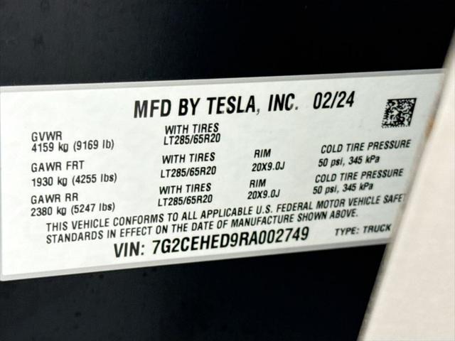 2024 Tesla Cybertruck All-Wheel Drive