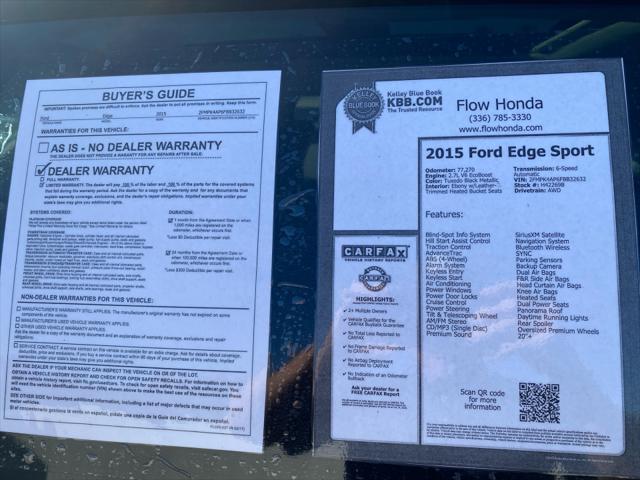 2015 Ford Edge Sport