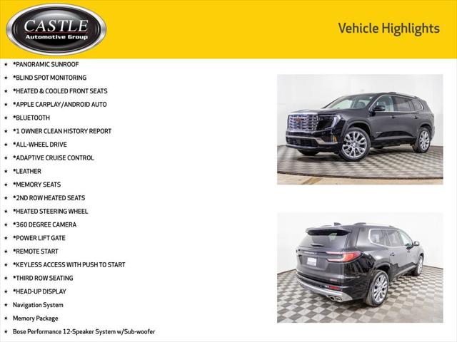 2024 GMC Acadia AWD Denali 2024 GMC Acadia AWD Denali