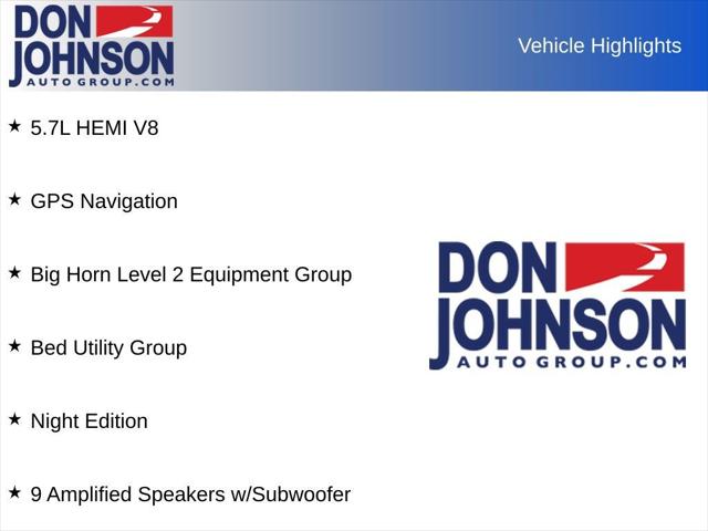 2026 RAM Ram 1500 RAM 1500 BIG HORN CREW CAB 4X4 57 BOX 2026 RAM Ram 1500 RAM 1500 BIG HORN CREW CAB 4X4 57 BOX