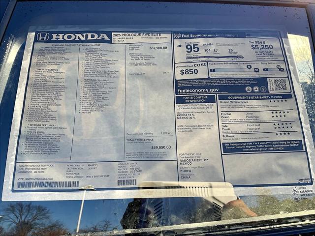 2025 Honda Prologue Elite