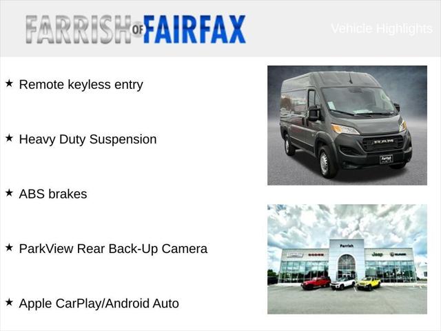 2026 RAM Promaster RAM PROMASTER 2500 TRADESMAN CARGO VAN HIGH ROOF 136 WB