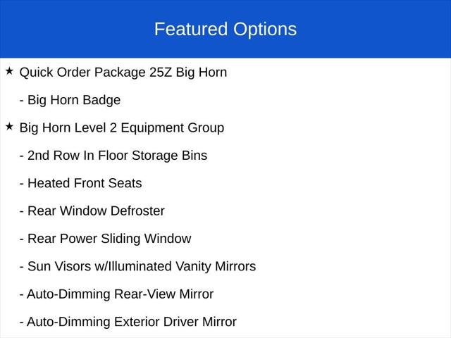 2022 RAM 1500 Big Horn Crew Cab 4x4 64 Box 2022 RAM 1500 Big Horn Crew Cab 4x4 64 Box
