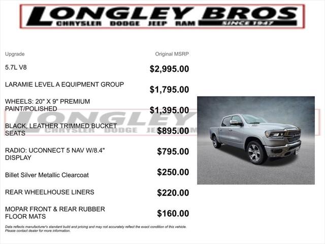 2022 RAM 1500 Laramie Crew Cab 4x4 57 Box