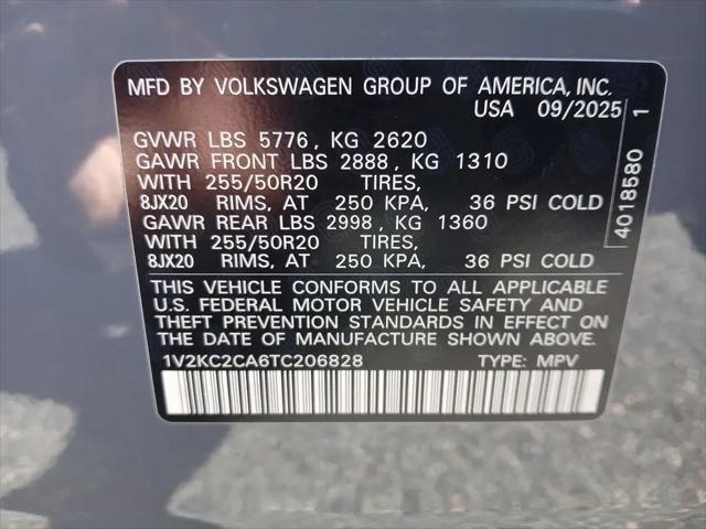 2026 Volkswagen Atlas Cross Sport SE with Technology