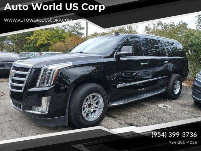 2016 Cadillac Escalade ESV Standard for sale in Plantation, FL