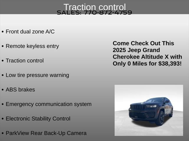 2025 Jeep Grand Cherokee Altitude X 4x4