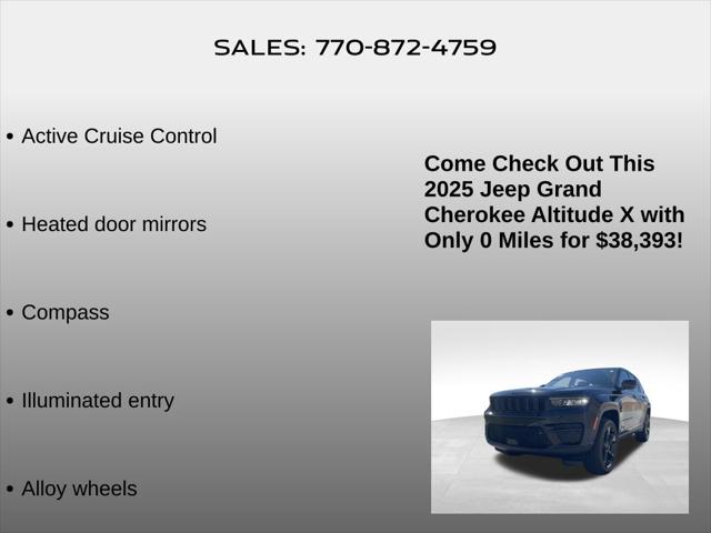 2025 Jeep Grand Cherokee Altitude X 4x4