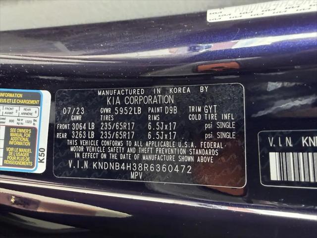 2024 Kia Carnival MPV LX Seat Package