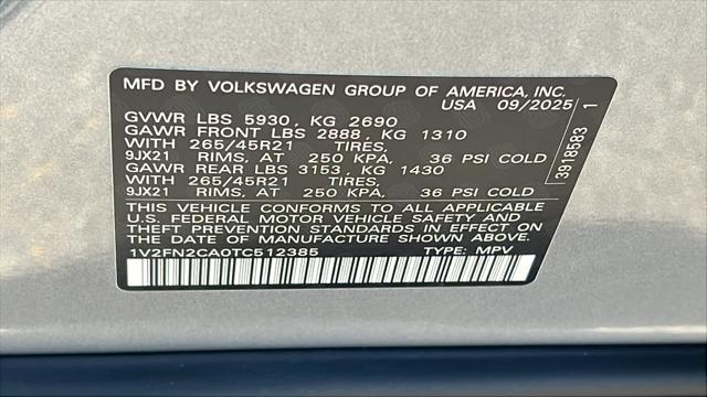 2026 Volkswagen Atlas SEL Premium R-Line