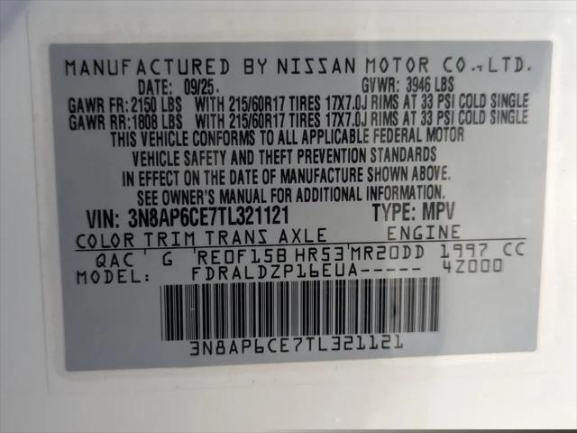 2026 Nissan Kicks SV
