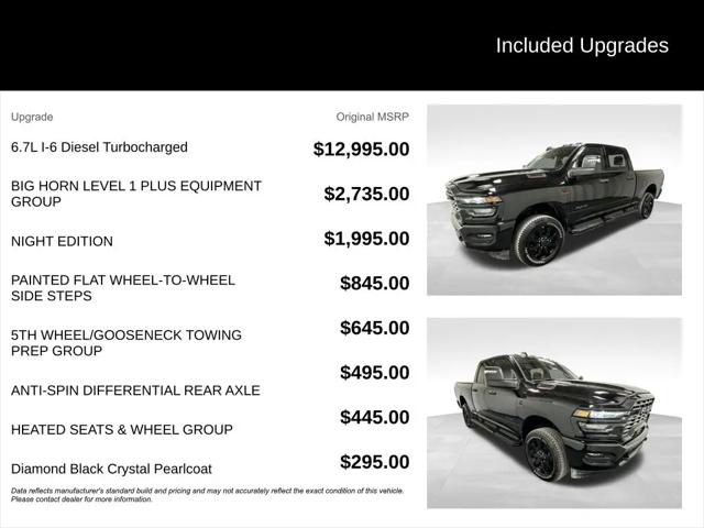 2026 Ram 2500 Big Horn Crew Cab 4x4 6'4" Box