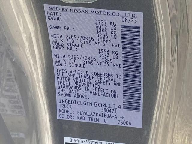 2026 Nissan Frontier King Cab S 4x2