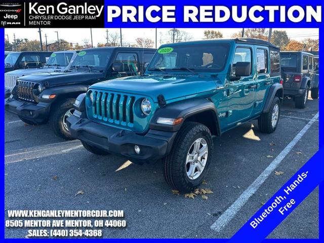 2020 Jeep Wrangler Unlimited Sport S 4X4 2020 Jeep Wrangler Unlimited Sport S 4X4