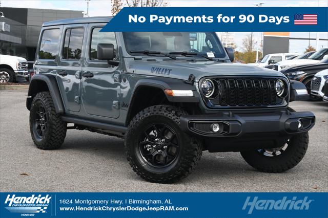 2026 Jeep Wrangler 4-Door Willys 4x4 for sale in Hoover, AL