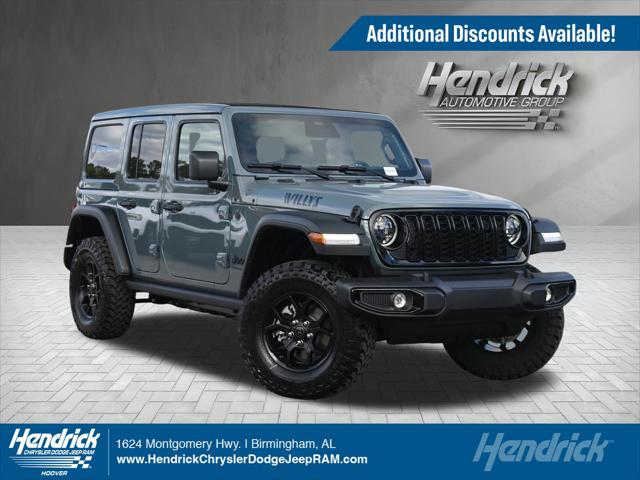 2026 Jeep Wrangler 4-Door Willys 4x4 for sale in Hoover, AL