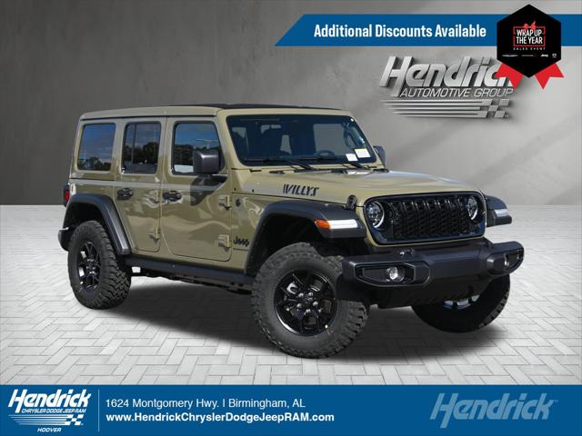 2026 Jeep Wrangler WRANGLER 4-DOOR WILLYS 2026 Jeep Wrangler WRANGLER 4-DOOR WILLYS
