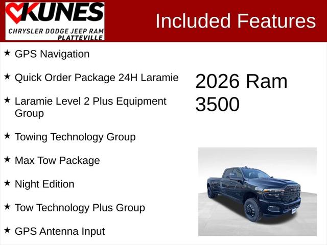 2026 RAM Ram 3500 RAM 3500 LARAMIE CREW CAB 4X4 8 BOX