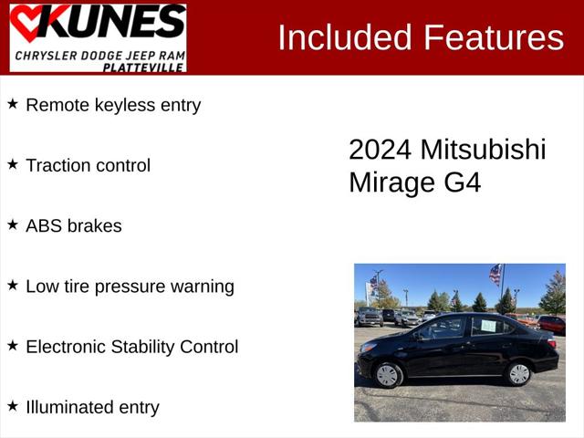 2024 Mitsubishi Mirage G4 ES