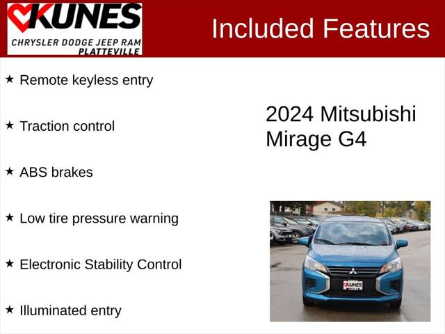 2024 Mitsubishi Mirage G4 ES 2024 Mitsubishi Mirage G4 ES