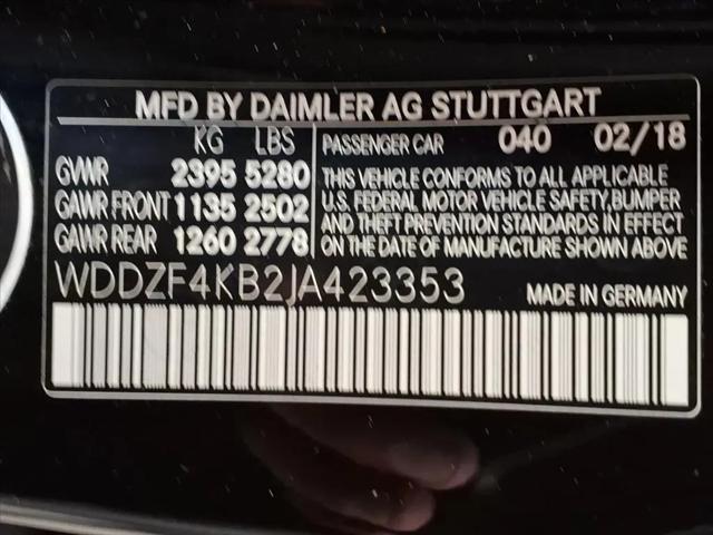 2018 Mercedes-Benz E-CLASS E 300 4MATIC