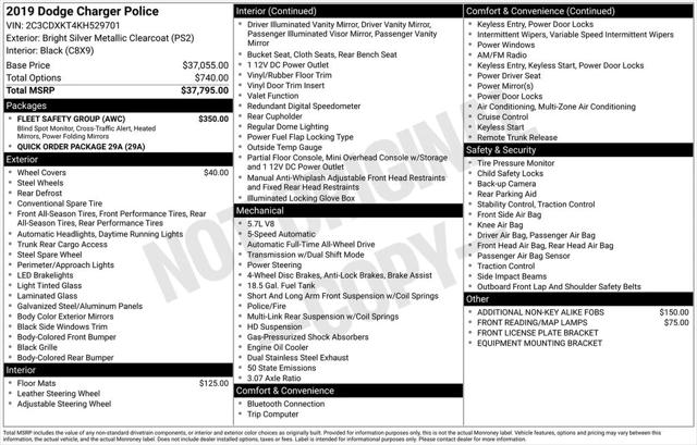 2019 Dodge Charger Police AWD