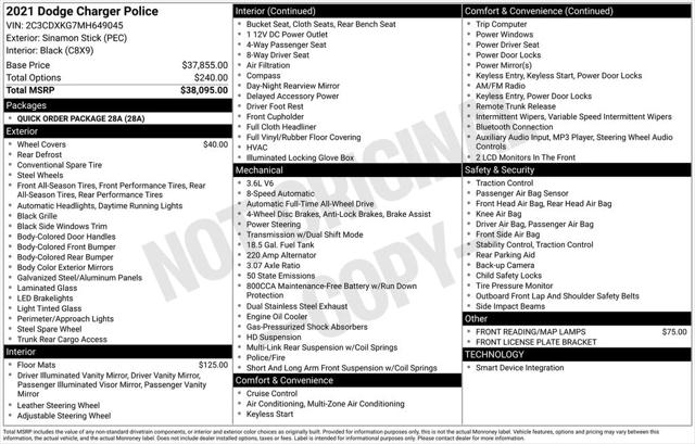 2021 Dodge Charger Police AWD