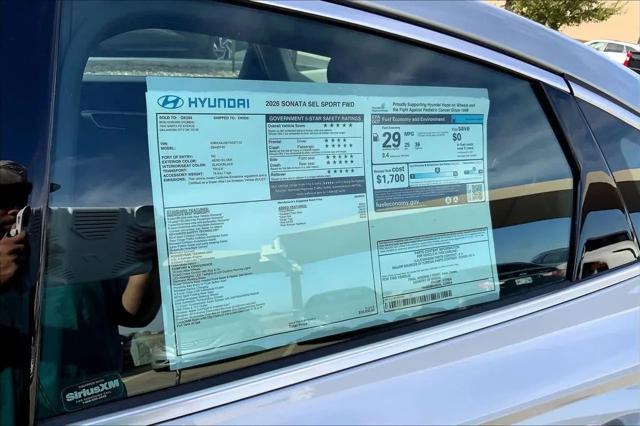 2026 Hyundai Sonata SEL Sport