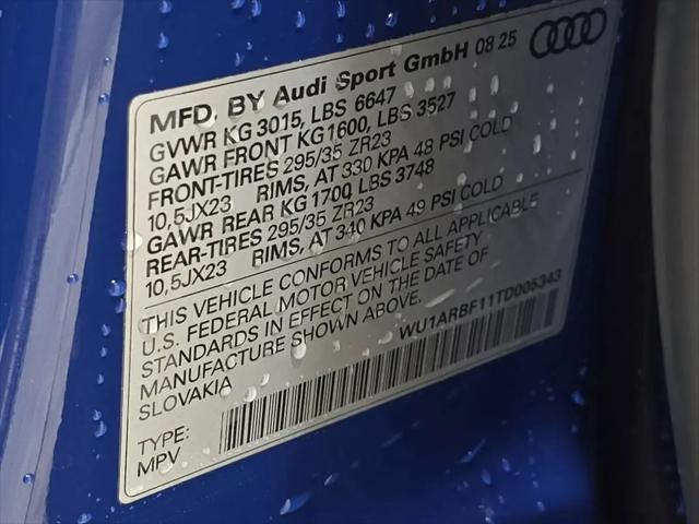 2026 Audi RS Q8 performance quattro tiptronic