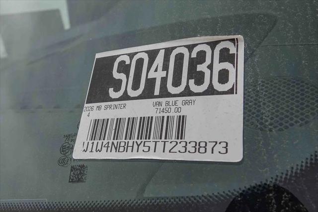 2026 Mercedes-Benz Sprinter 2500 Standard Roof 4-Cyl Diesel HO
