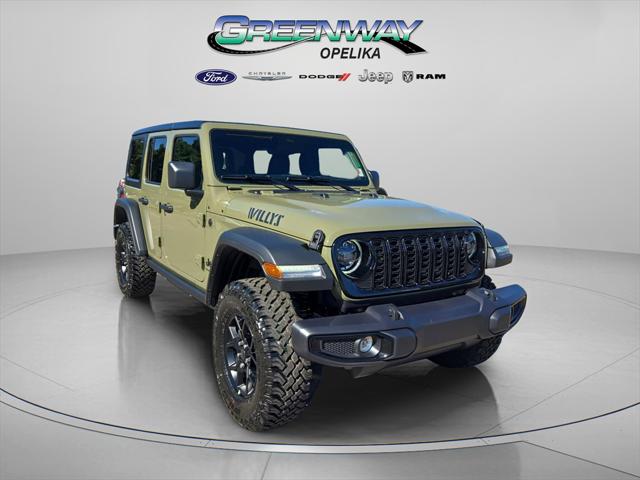2026 Jeep Wrangler WRANGLER 4-DOOR WILLYS 2026 Jeep Wrangler WRANGLER 4-DOOR WILLYS