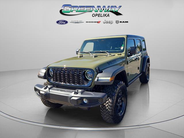 2026 Jeep Wrangler WRANGLER 4-DOOR WILLYS 2026 Jeep Wrangler WRANGLER 4-DOOR WILLYS
