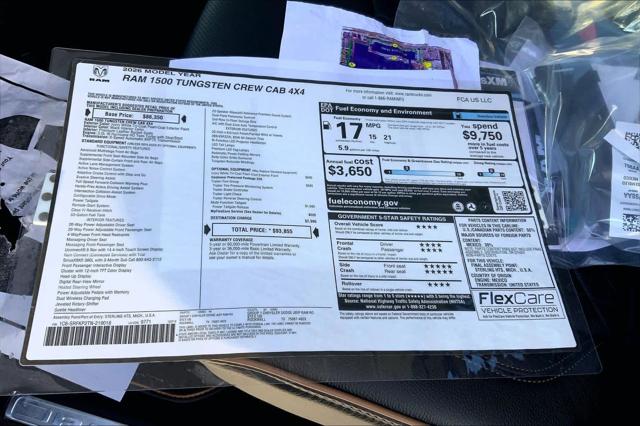 2026 Ram 1500 Tungsten Crew Cab 4x4 5'7" Box