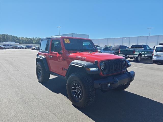 2026 Jeep Wrangler WRANGLER 2-DOOR WILLYS 2026 Jeep Wrangler WRANGLER 2-DOOR WILLYS