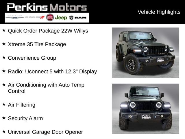 2026 Jeep Wrangler WRANGLER 2-DOOR WILLYS
