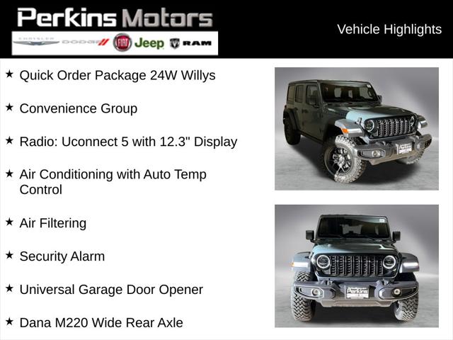2026 Jeep Wrangler WRANGLER 4-DOOR WILLYS