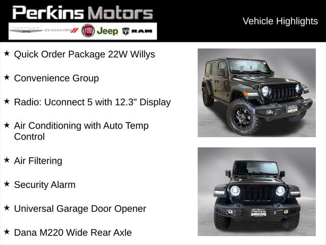 2026 Jeep Wrangler WRANGLER 4-DOOR WILLYS