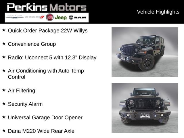 2026 Jeep Wrangler WRANGLER 4-DOOR WILLYS