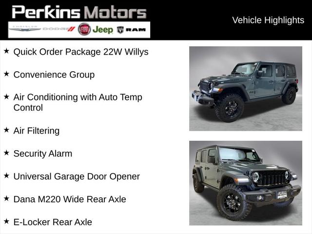 2026 Jeep Wrangler WRANGLER 4-DOOR WILLYS